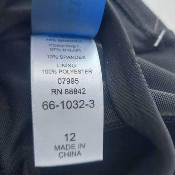 Swimsuits For All RUCHED TWIST FRONT ONE PIECE SWIMSUIT Black Size 12 - Picture 7 of 8